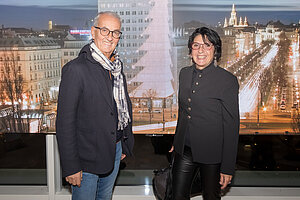 „Literatur und Musik im Turm“ mit den Wiener Chormädchen und Angelika Kirchschlager. © Wiener Städtische Versicherungsverein / Richard Tanzer