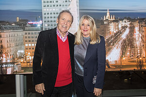 „Literatur und Musik im Turm“ mit den Wiener Chormädchen und Angelika Kirchschlager. © Wiener Städtische Versicherungsverein / Richard Tanzer