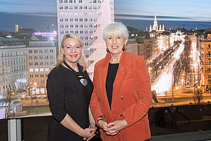 „Literatur und Musik im Turm“ mit den Wiener Chormädchen und Angelika Kirchschlager. © Wiener Städtische Versicherungsverein / Richard Tanzer