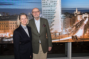 „Literatur und Musik im Turm“ mit den Wiener Chormädchen und Angelika Kirchschlager. © Wiener Städtische Versicherungsverein / Richard Tanzer
