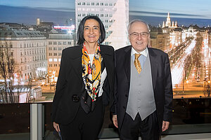 „Literatur und Musik im Turm“ mit den Wiener Chormädchen und Angelika Kirchschlager. © Wiener Städtische Versicherungsverein / Richard Tanzer